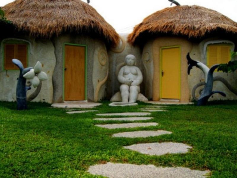 Naidee Sculptured Huts Otel Hua Hin Dış mekan fotoğraf