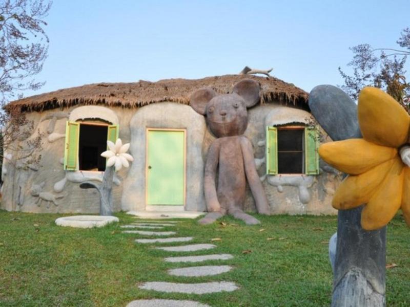 Naidee Sculptured Huts Otel Hua Hin Dış mekan fotoğraf